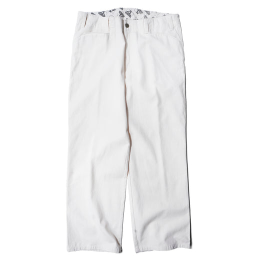 LADIES WIDE STRAIGHT CHINO