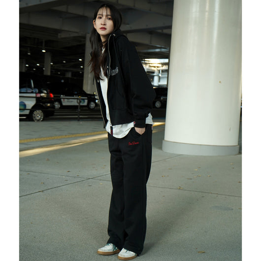 RECYCLE COTTON MIX SWEAT PANTS (LADEIS)