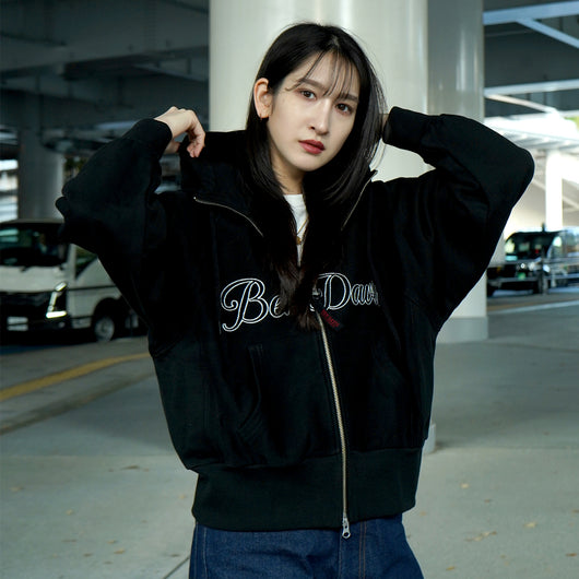 RECYCLE COTTON MIX SWEAT HOODIE (LADIES)