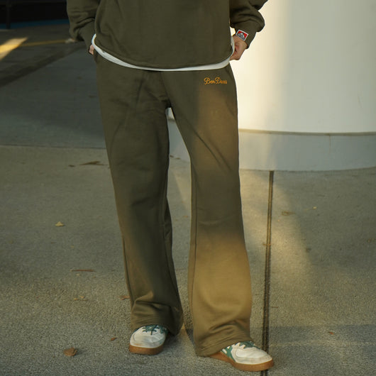 RECYCLE COTTON MIX SWEAT PANTS (LADEIS)