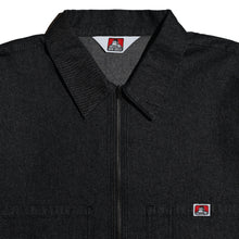 Denim Fringe Half Zip LS