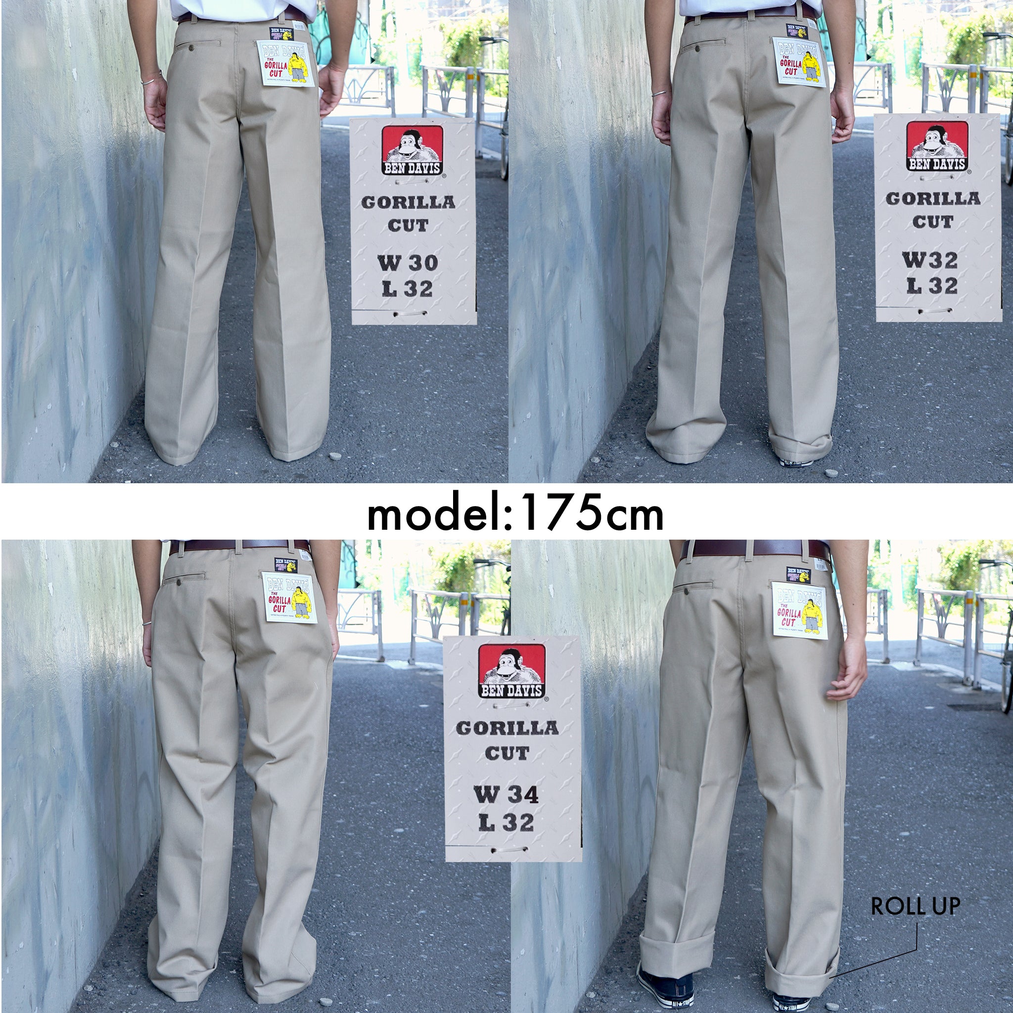 ゴリラカット ベンデイビス USA GORILLA CUT (LIGHT-GREY) – ベンデイビス公式通販サイト