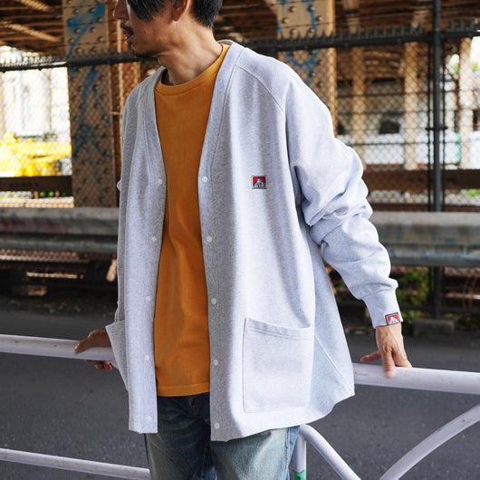 LABEL SWEAT CARDIGAN