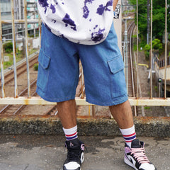 CARGO SHORTS DENIM
